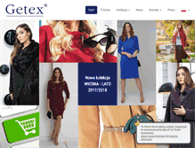 Tablet Screenshot of getex.com.pl